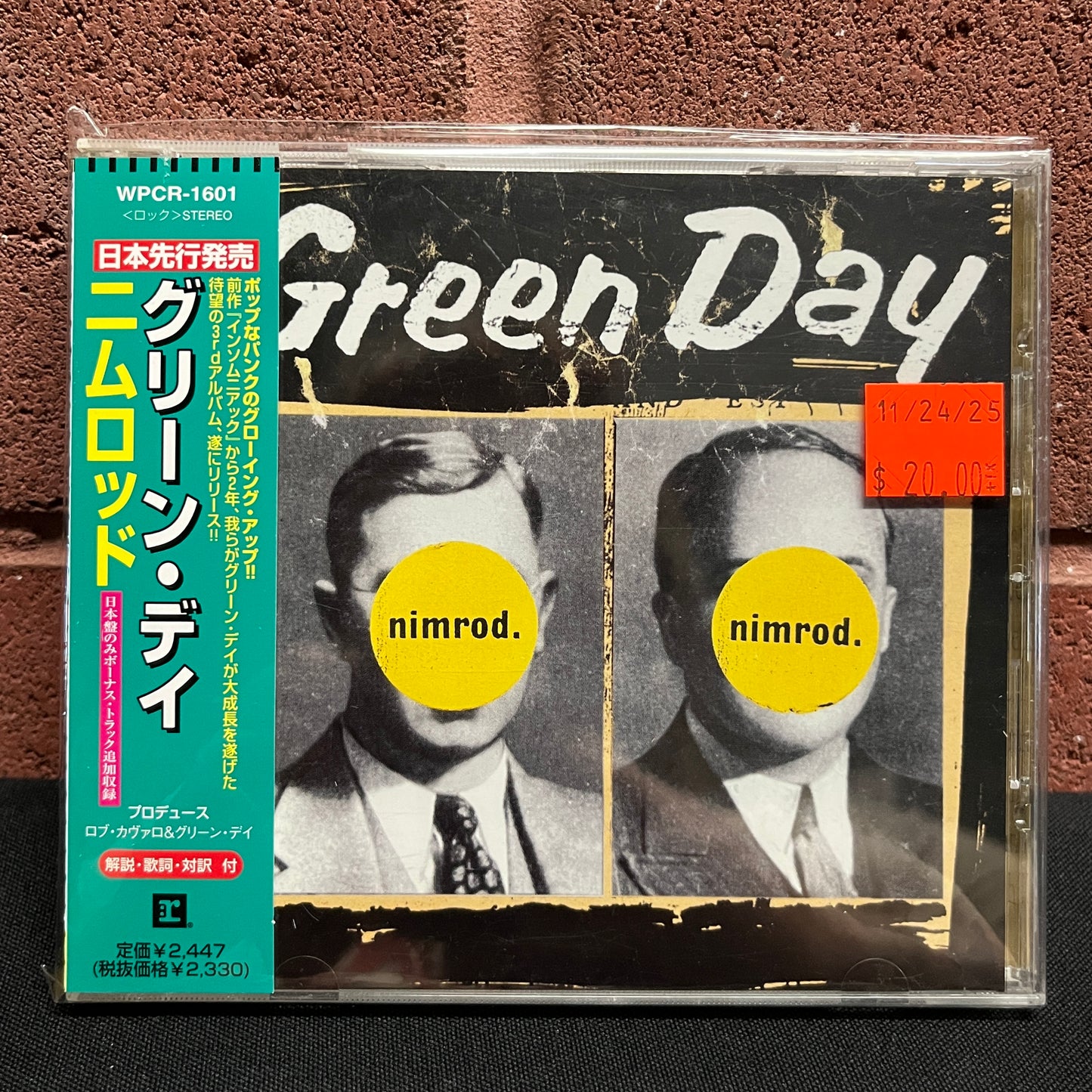 Used CD: Green Day "Nimrod." CD (1997 Japanese Press w/ Bonus Track)