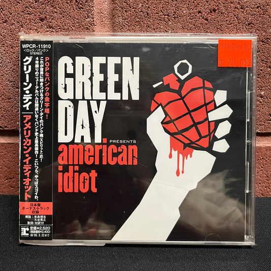 Used CD: Green Day "American Idiot" CD (2005 Japanese Press)