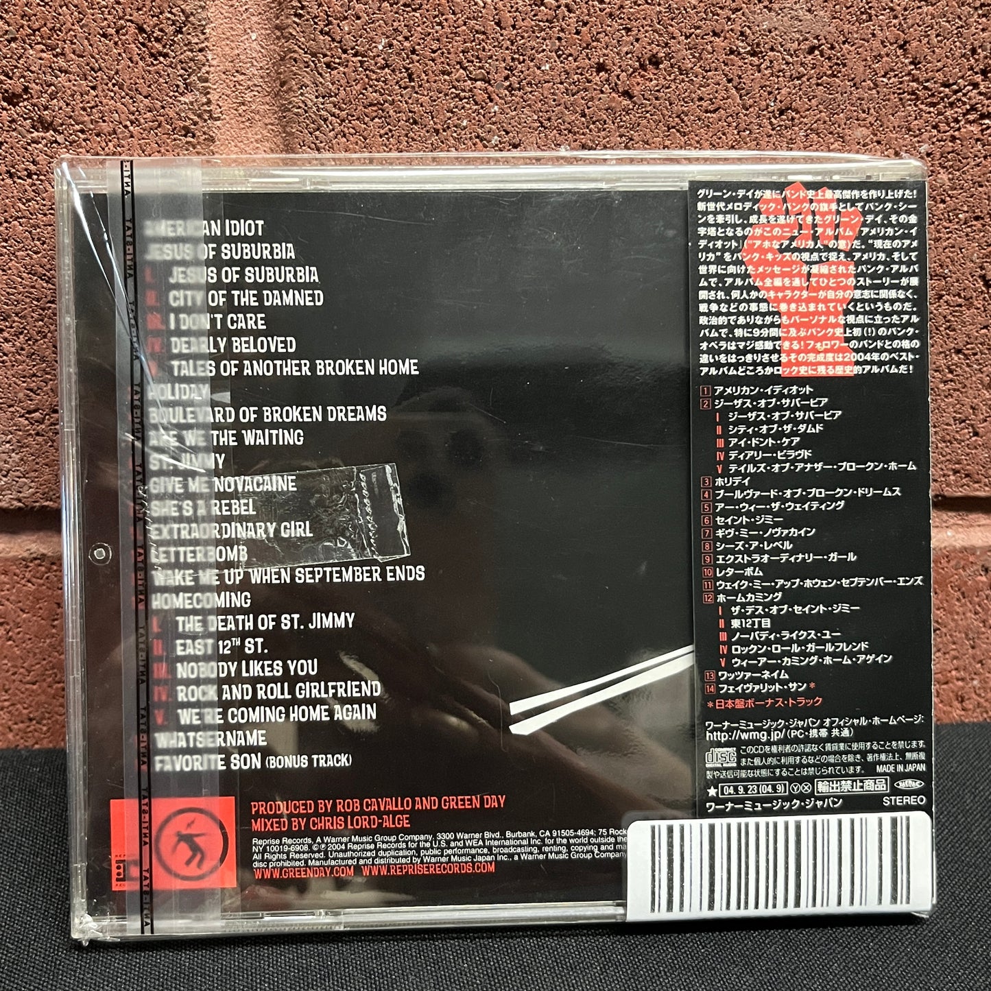 Used CD: Green Day "American Idiot" CD (2005 Japanese Press)