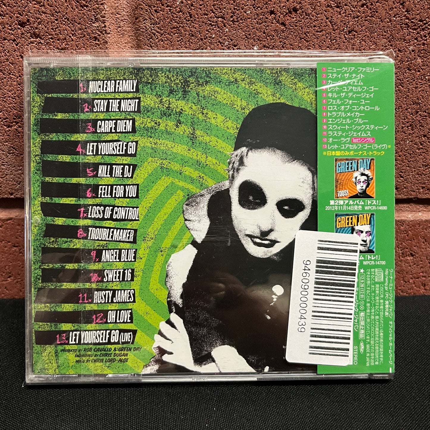 Used CD: Green Day "Uno!" CD (Japanese Press With Bonus Track)