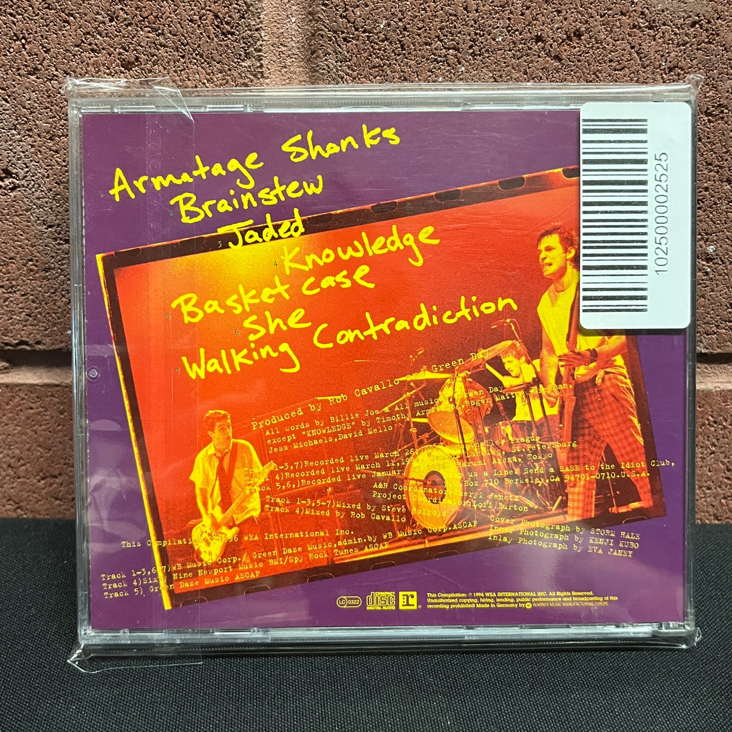 Used CD: Green Day "Bowling Bowling Bowling Parking Parking" CD (German/EU Press)