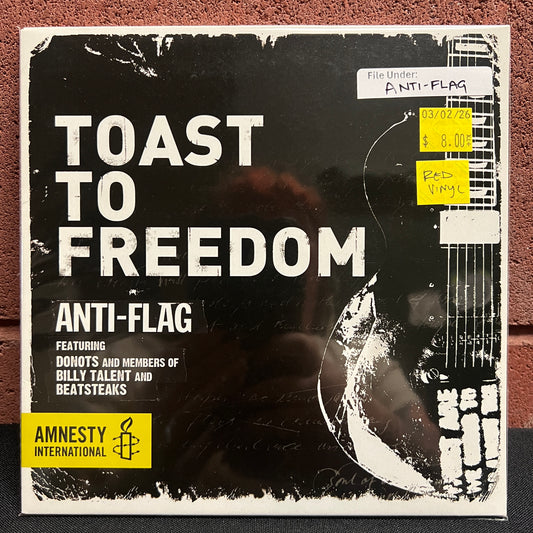 Used Vinyl: Anti-Flag "Toast To Freedom" 7" (Red vinyl)