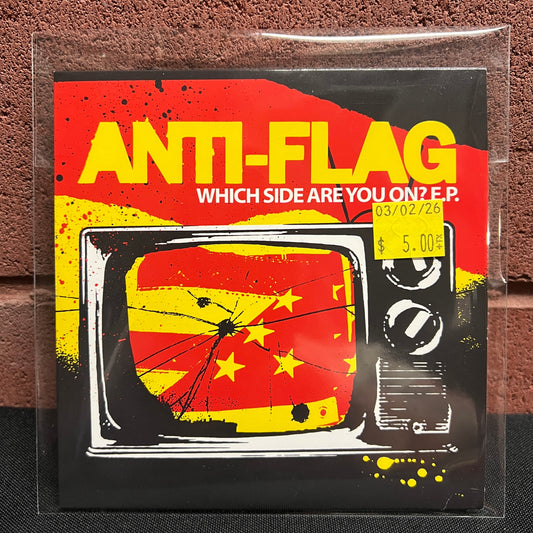 Used CD: Anti-Flag "Which Side Are You On? E.P." CD (Cardboard cover)