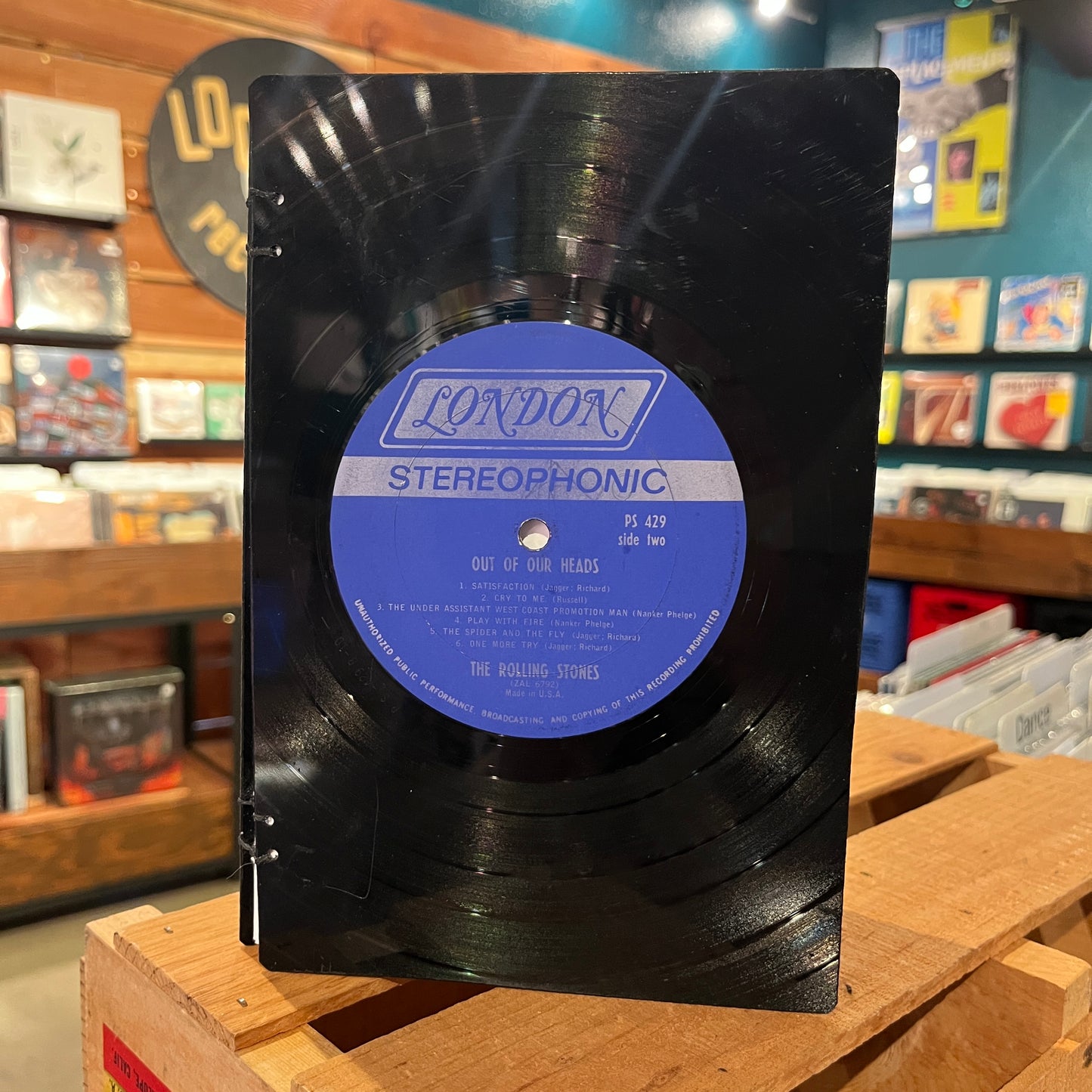 The Rolling Stones Recycled Vinyl Journal