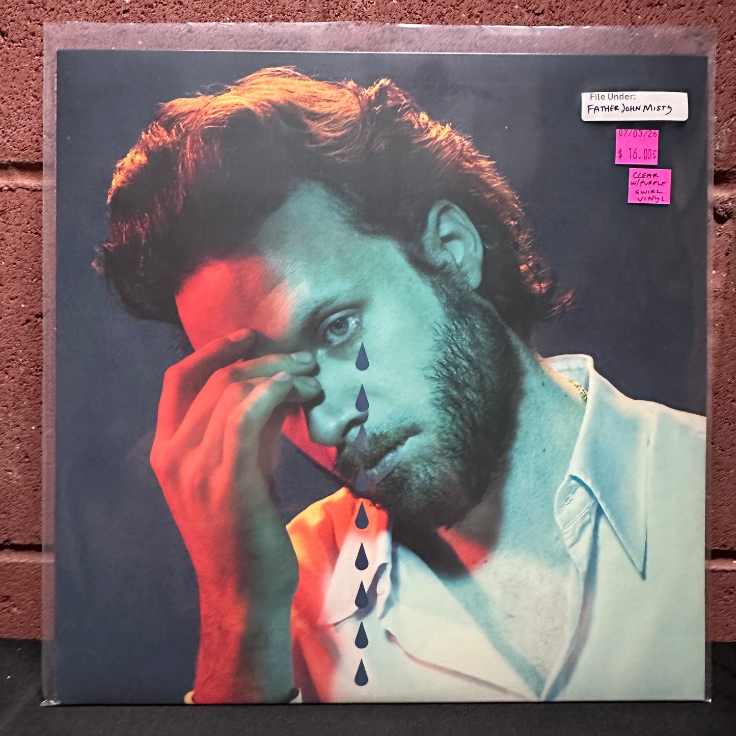 Used Vinyl: Father John Misty "God's Favorite Customer" LP (Clear with Purple Smoke vinyl)