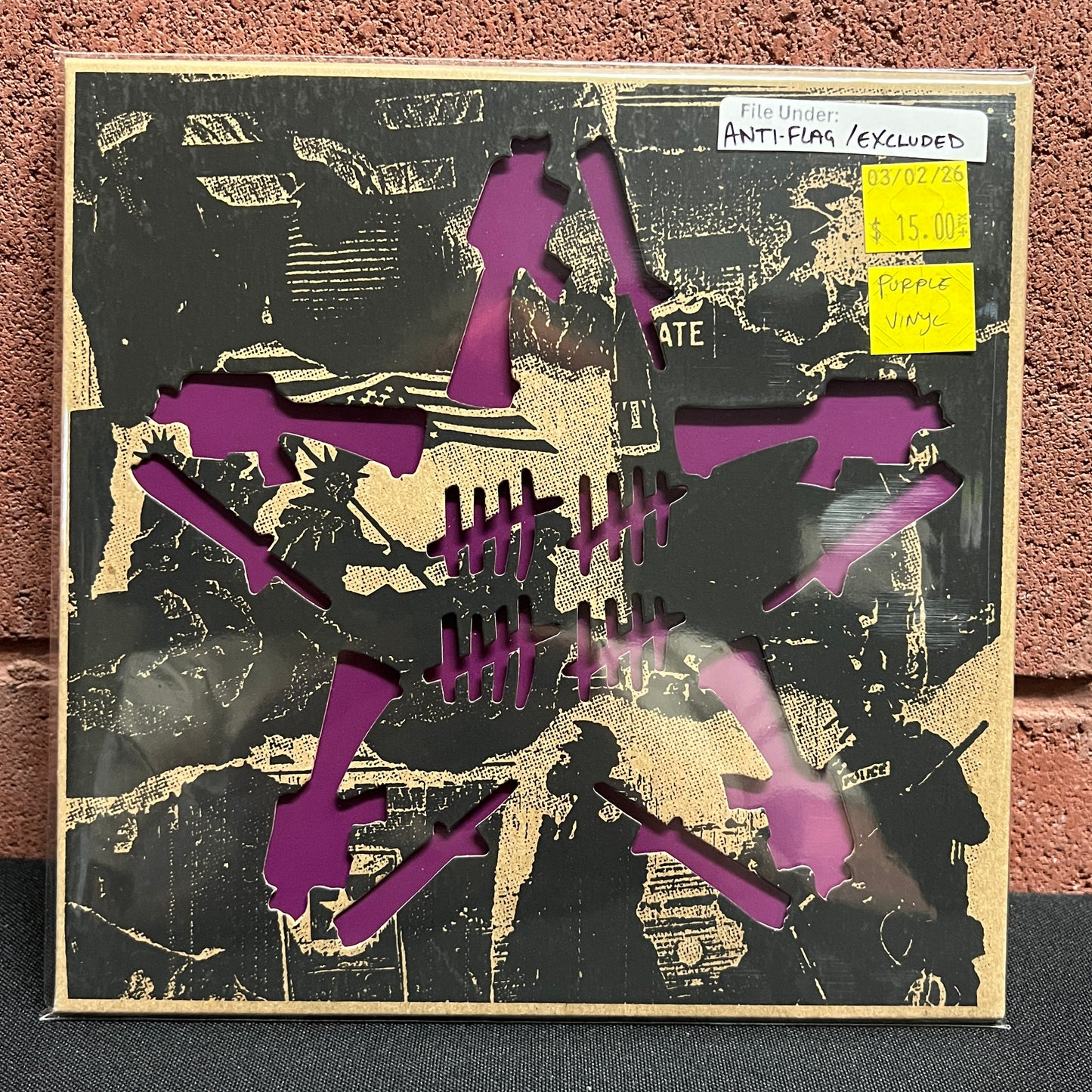 Used Vinyl: Anti-Flag / Excluded "20 Years Of Hell: Vol. V" 7" (Purple vinyl, Numbered)