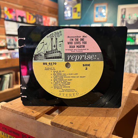 Dean Martin Recycled Vinyl Mini-Journal