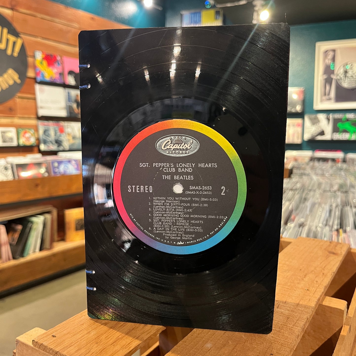 The Beatles Recycled Vinyl Journal