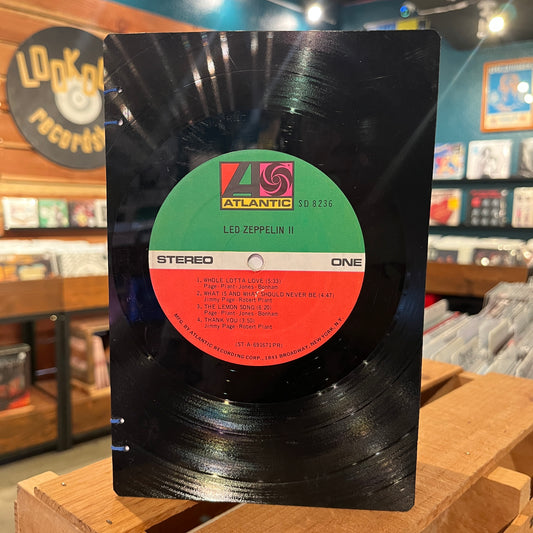 Led Zeppelin Recycled Vinyl Journal