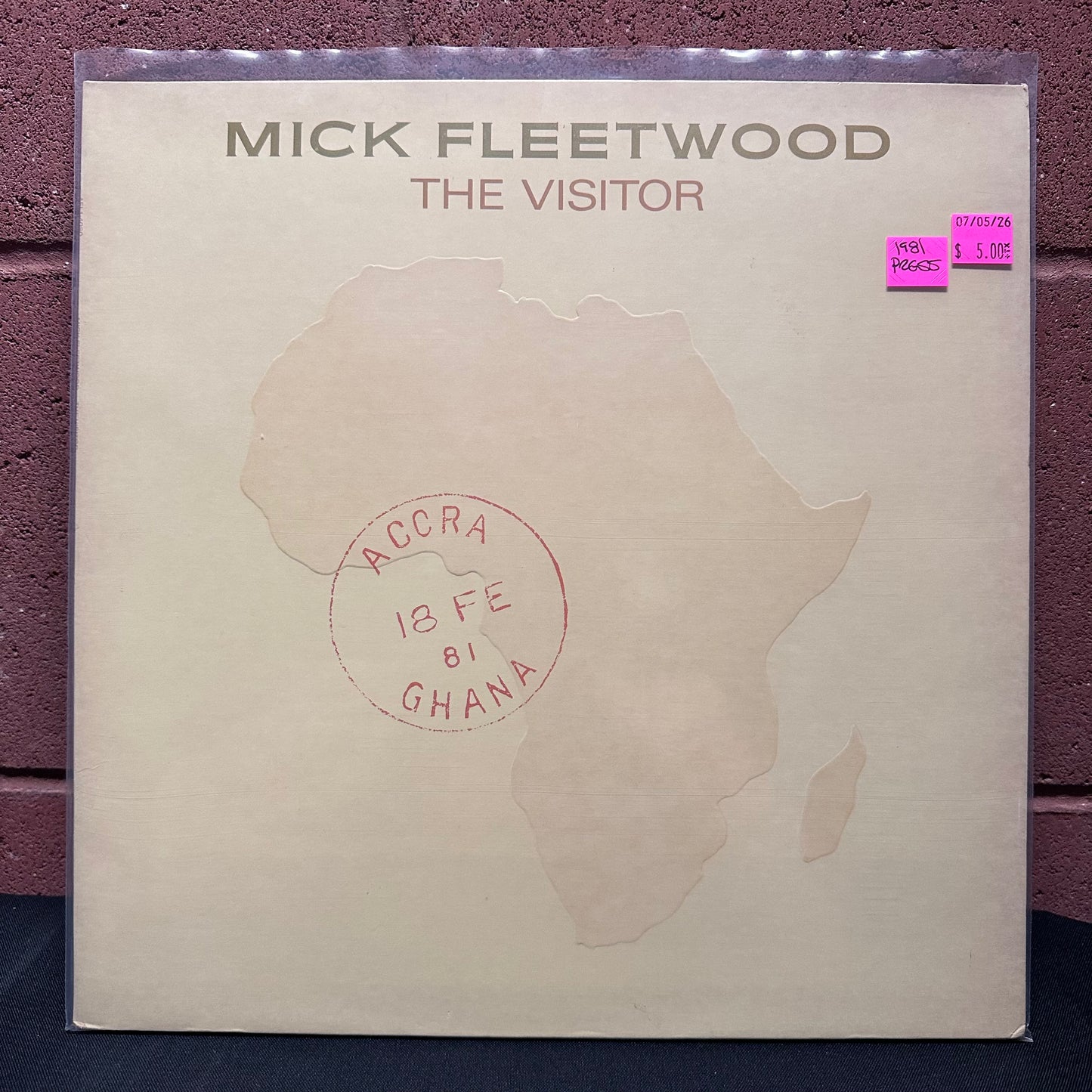 Used Vinyl: Mick Fleetwood ‎"The Visitor" LP (1981 Press)