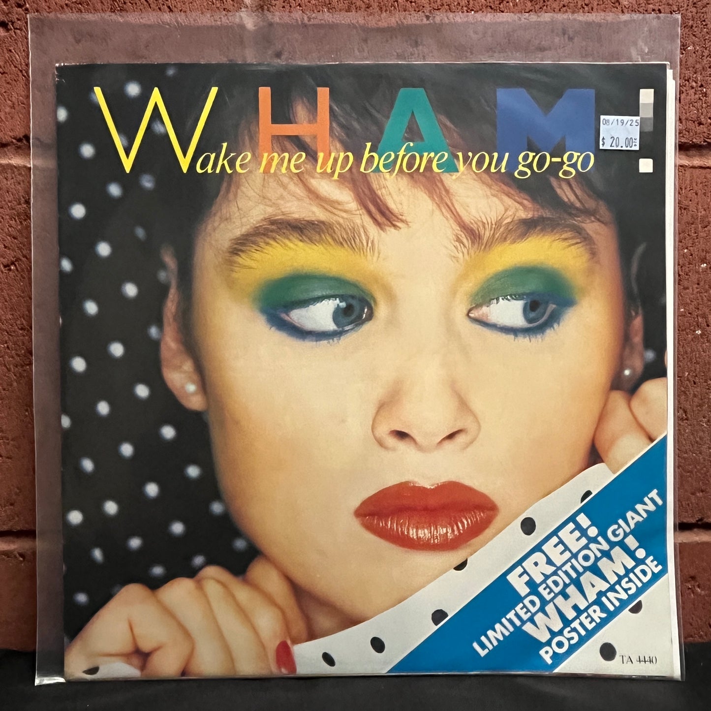Used Vinyl: Wham! "Wake Me Up Before You Go-Go" 12" (Poster Sleeve)
