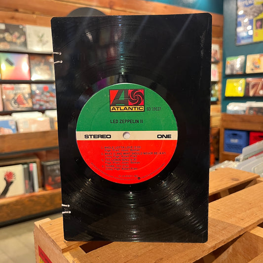Led Zeppelin Recycled Vinyl Journal