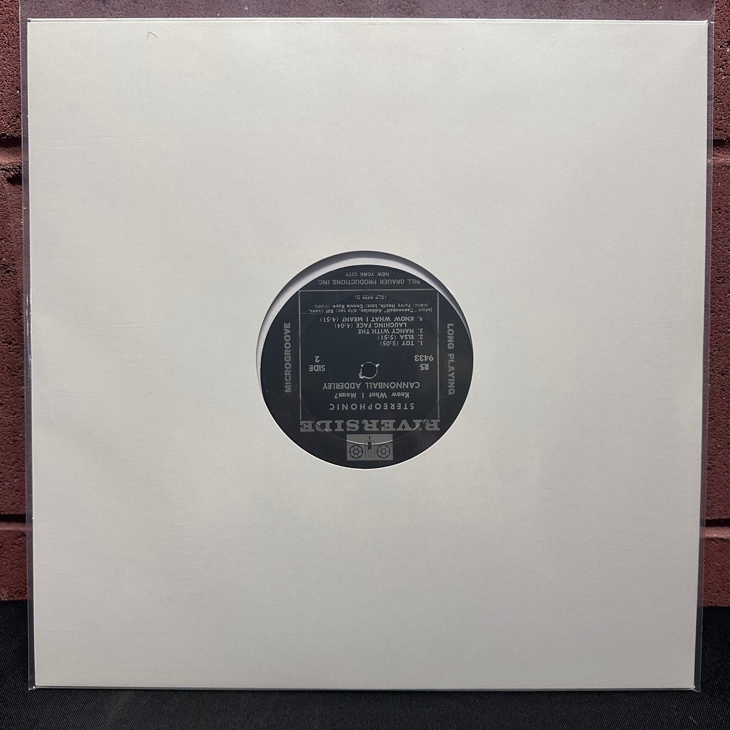 Used Vinyl: Cannonball Adderley "Know What I Mean?" LP (No Cover)