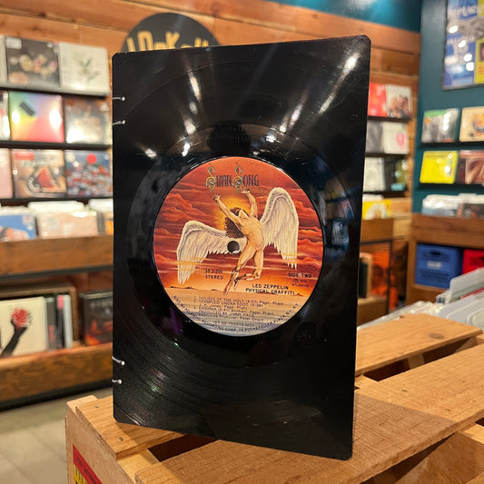 Led Zeppelin Recycled Vinyl Journal