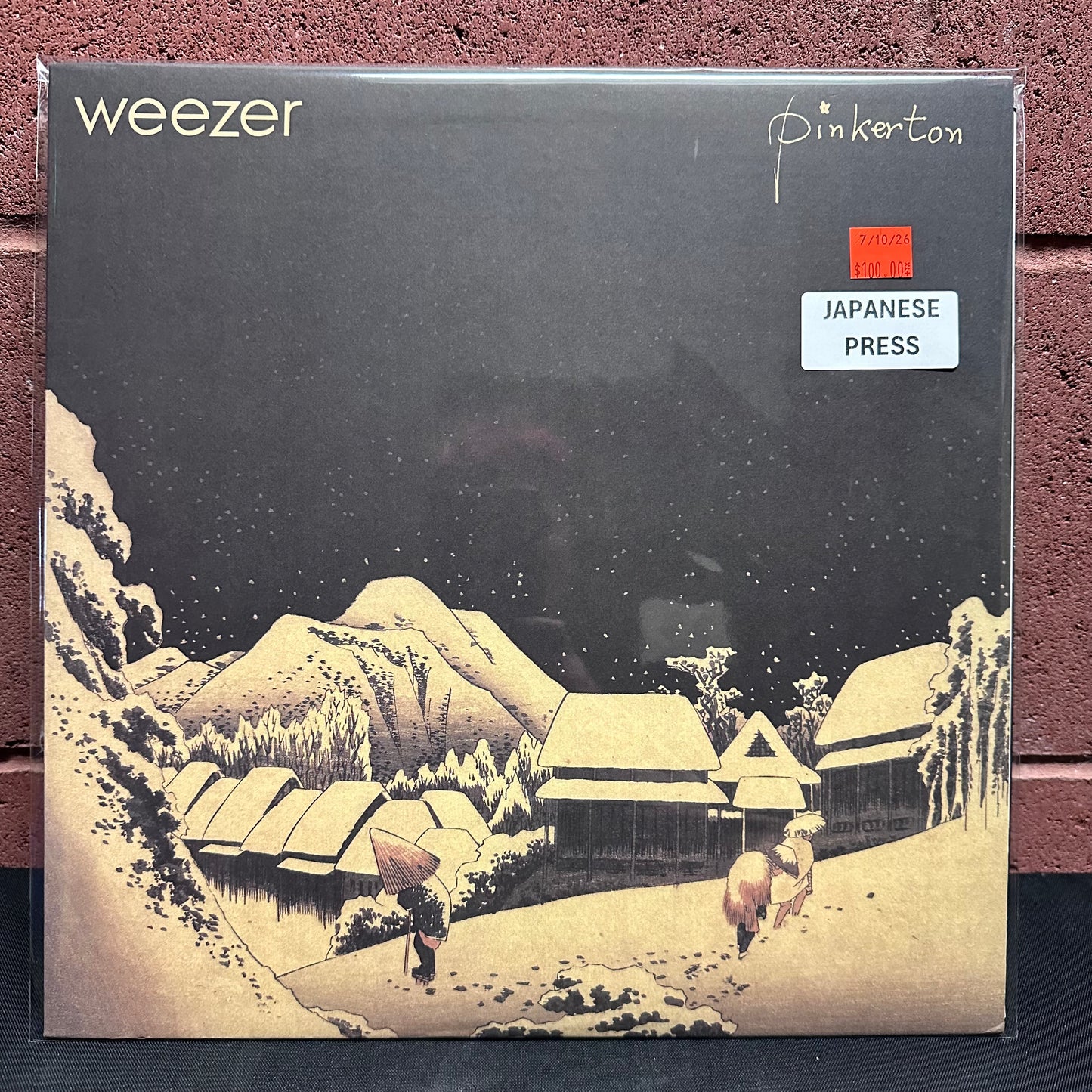 Used Vinyl: Weezer "Pinkerton" LP (2001 Japanese Issue)