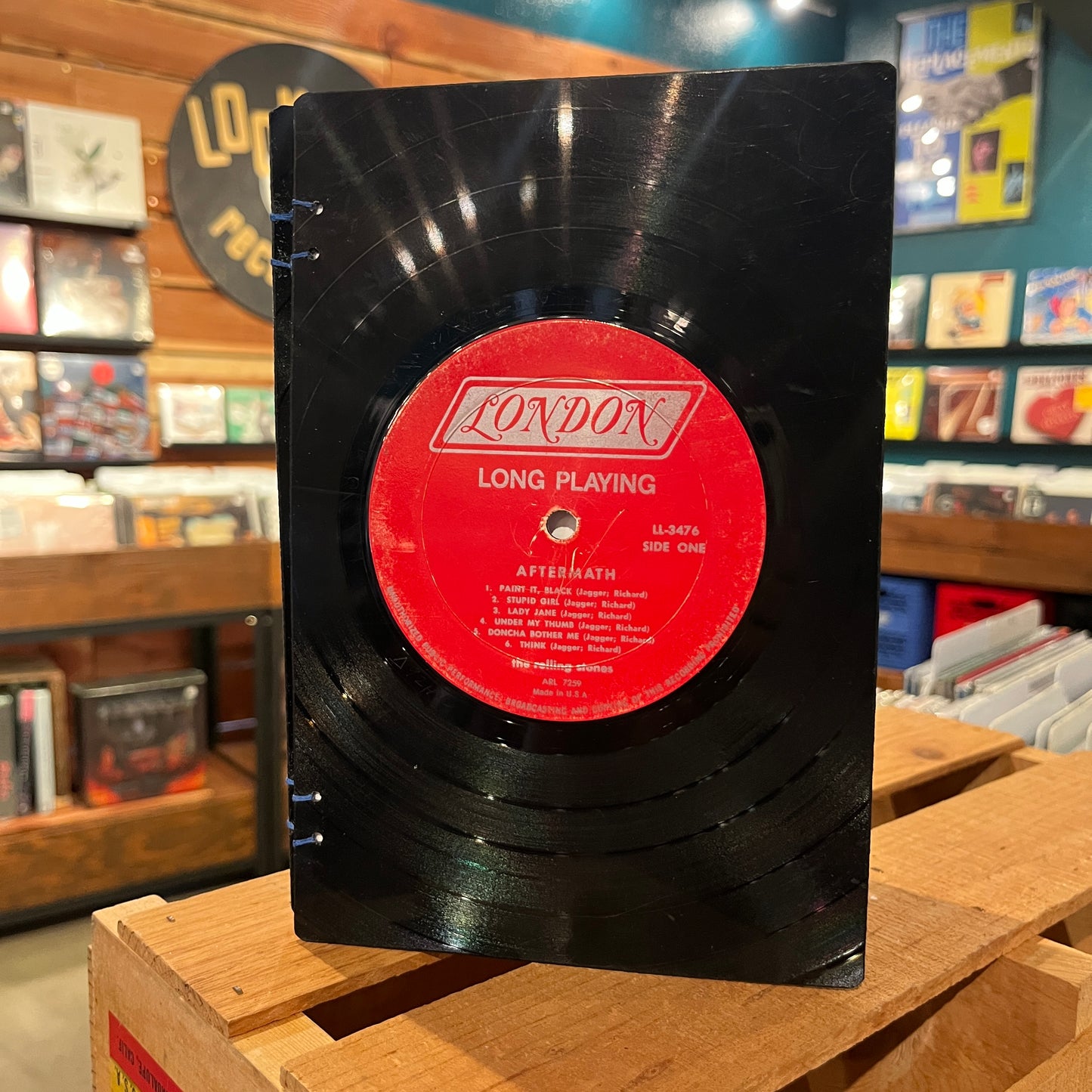 The Rolling Stones Recycled Vinyl Journal