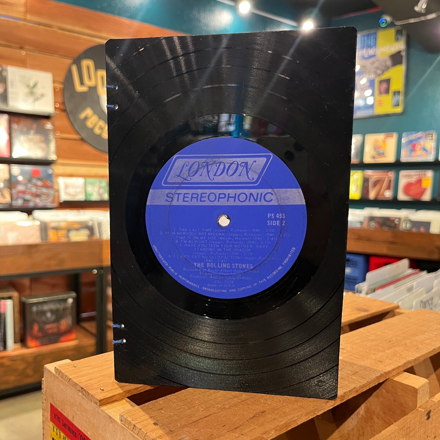 The Rolling Stones Recycled Vinyl Journal