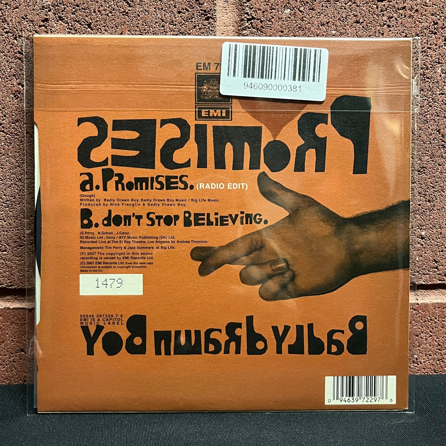 Used Vinyl: Badly Drawn Boy "Promises" 7" (UK Press)