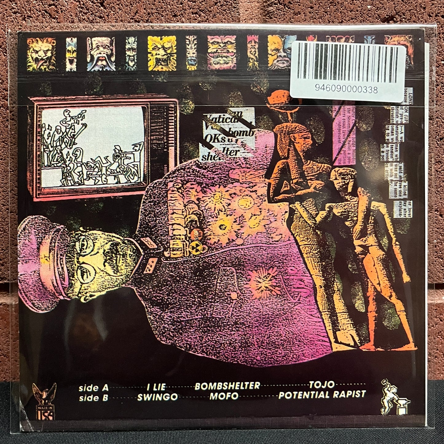 Used Vinyl: Naked Raygun "Basement Screams" 7" (Unofficial White Label Press)