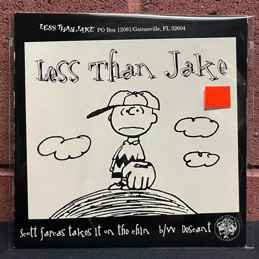 Used Vinyl: Less Than Jake / J Church "Split" 7" (1st Press w/ Gluepocket Sleeve)