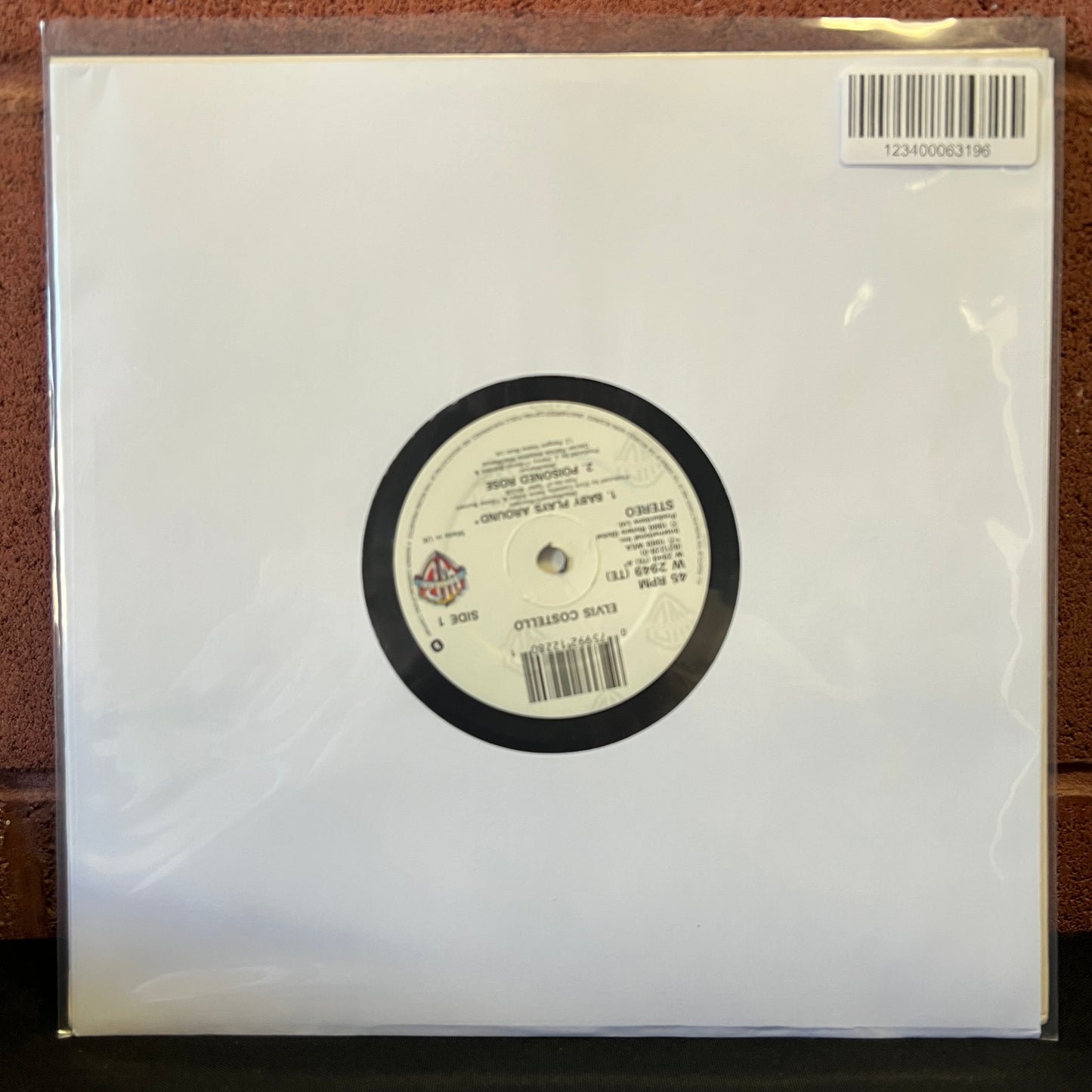 Used Vinyl: Elvis Costello ‎"Baby Plays Around" 10" (1989 UK Press)