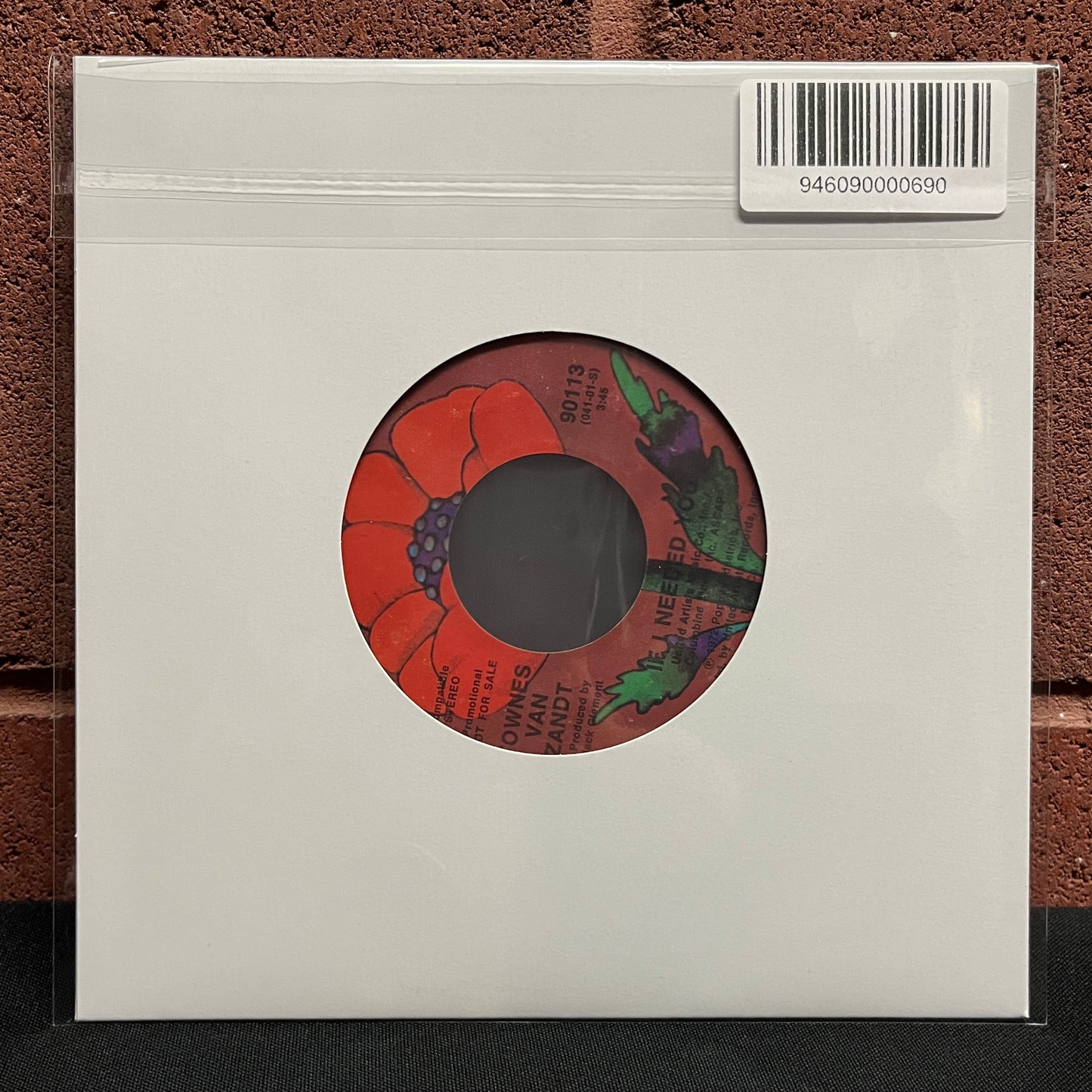 Used Vinyl: Townes Van Zandt "If I Needed You (Mono) / If I Needed You (Stereo)" 7" (1972 Promo Only Release)