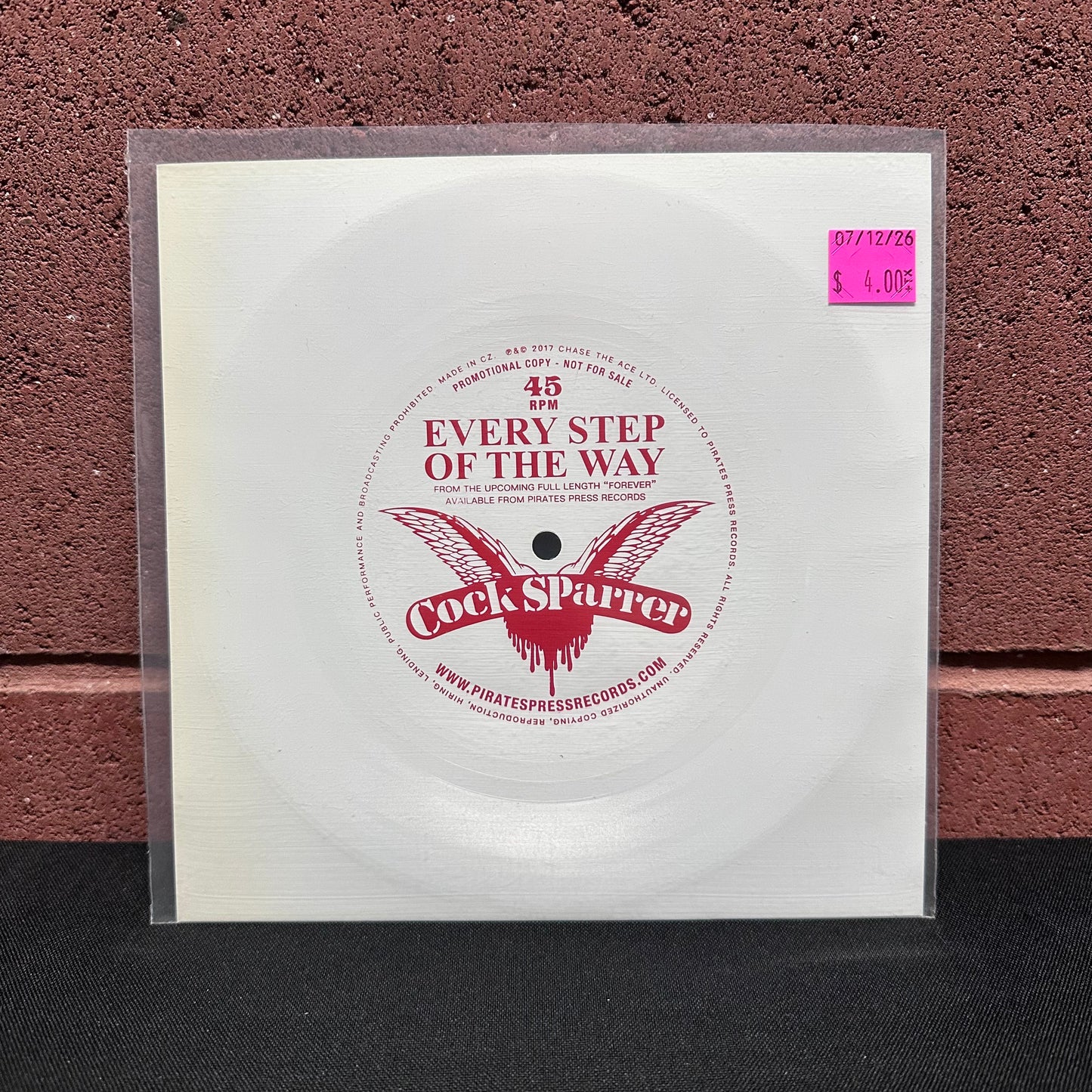 Used Vinyl: Cock Sparrer "Every Step Of The Way" 7" Flexi