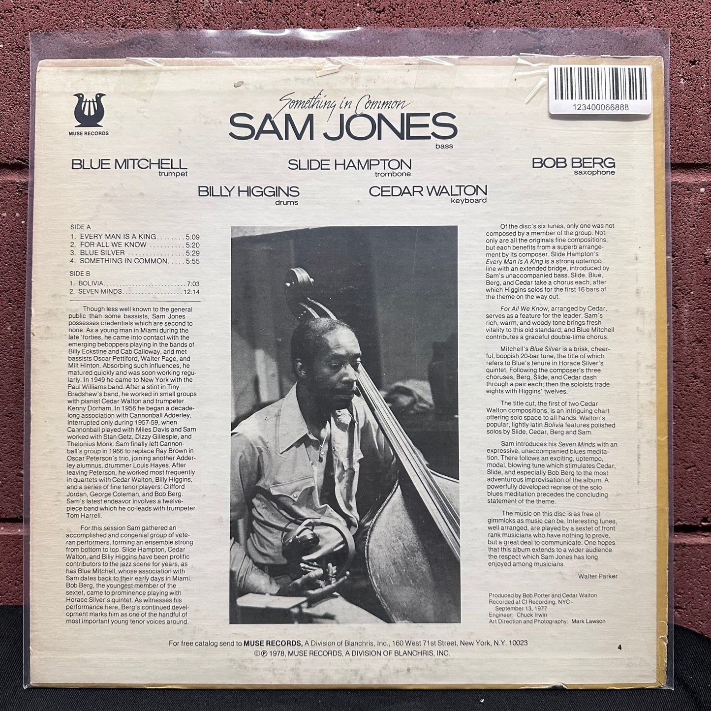 Used Vinyl: Sam Jones ‎"Something In Common" LP