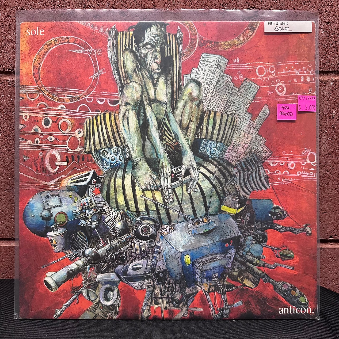 Used Vinyl: Sole "Bottle Of Humans" 12" (1999 Press)