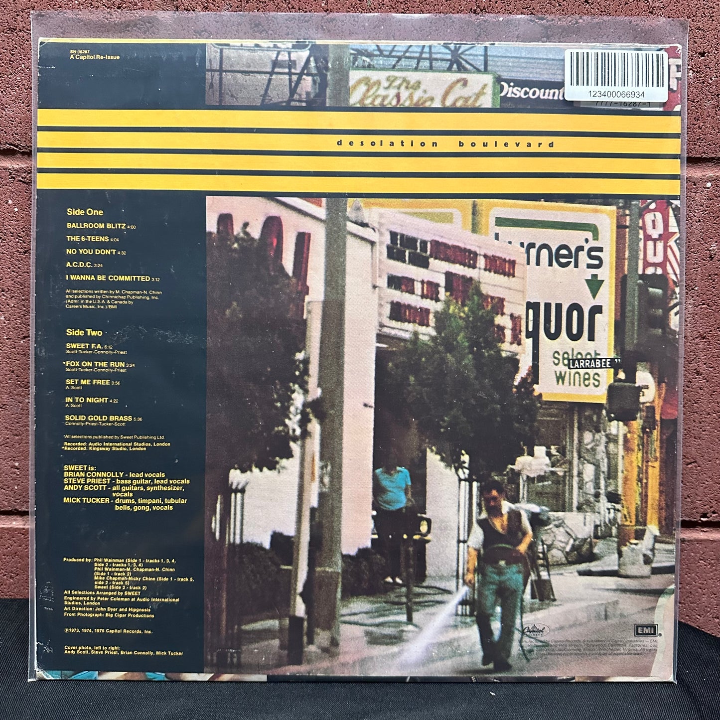 Used Vinyl: The Sweet "Desolation Boulevard" LP (1980's Press)