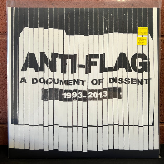 Used Vinyl: Anti-Flag "A Document Of Dissent" 2xLP (Red/White/Black swirl vinyl)