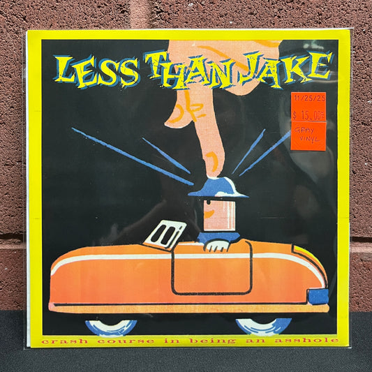 Used Vinyl: Less Than Jake "Crash Course In Being An Asshole" 7" (Grey Vinyl)
