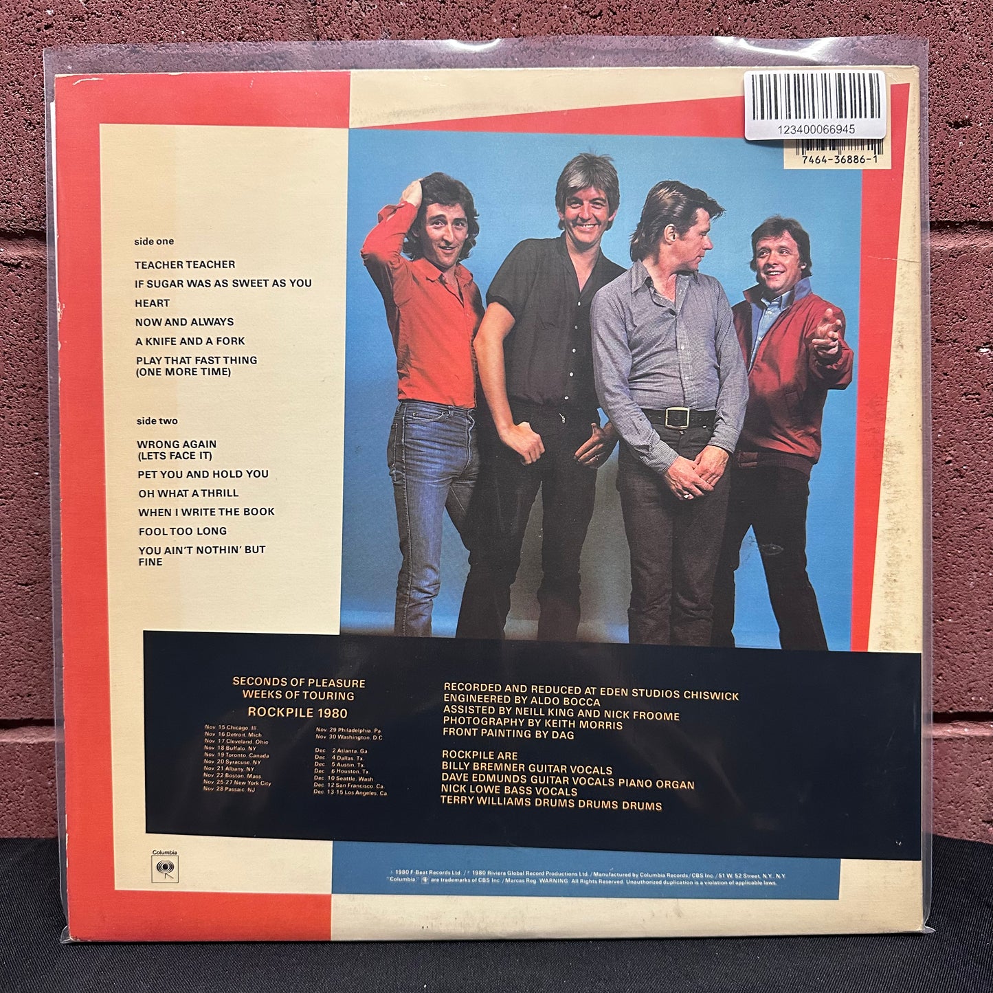 Used Vinyl: Rockpile "Seconds Of Pleasure" LP (1980 Press)