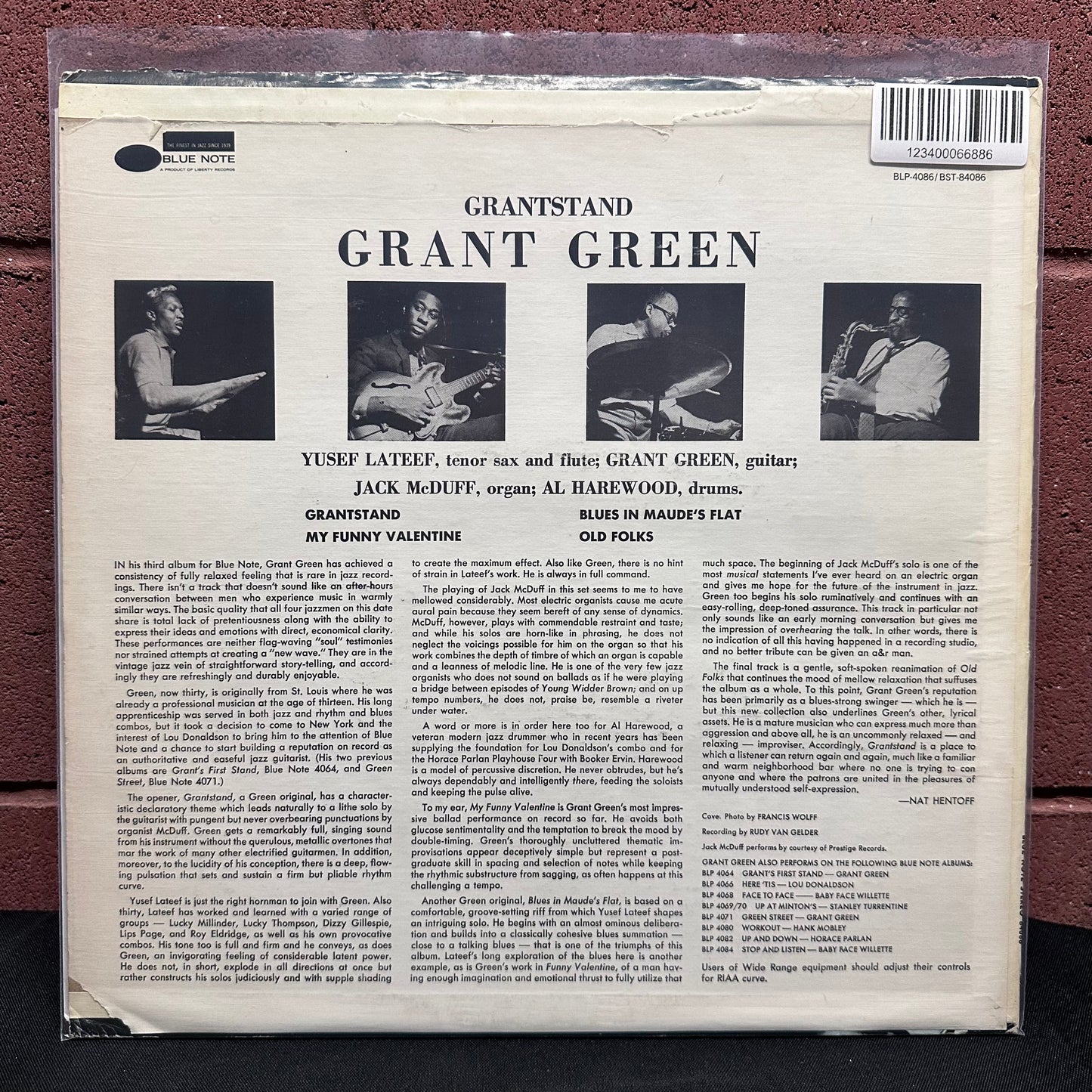 Used Vinyl: Grant Green ‎"Grantstand" LP (1975 Press)