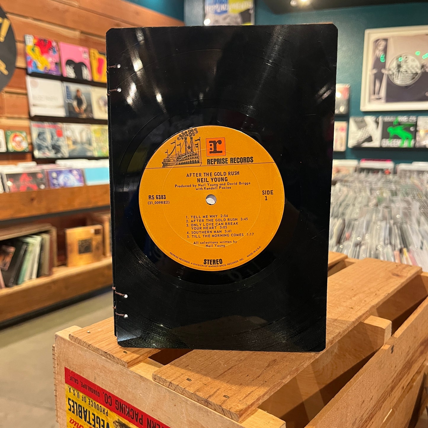 Neil Young / Buffalo Springfield Recycled Vinyl Journal