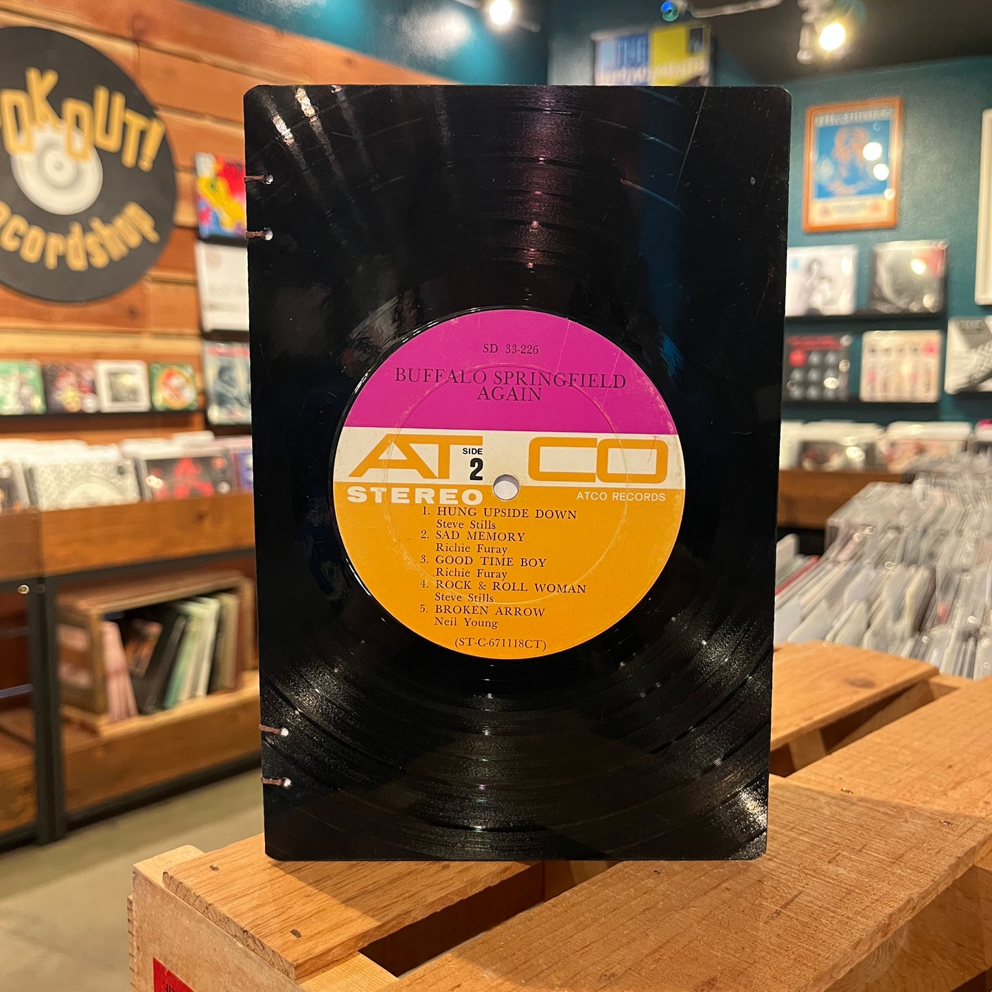 Neil Young / Buffalo Springfield Recycled Vinyl Journal