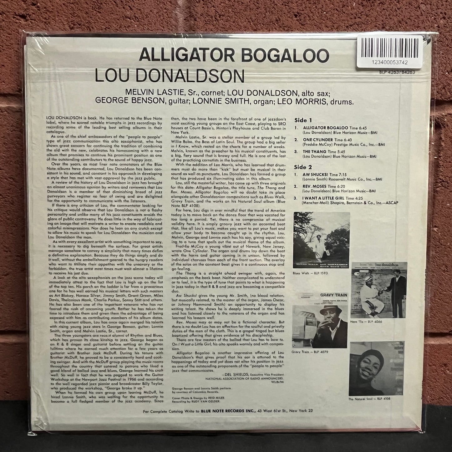Used Vinyl: Lou Donaldson "Alligator Bogaloo" LP