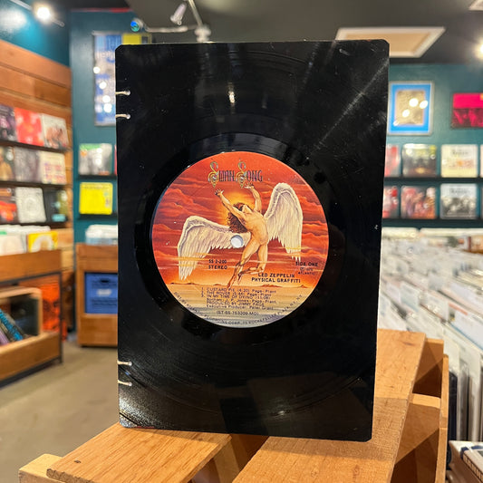 Pink Floyd / Led Zeppelin Recycled Vinyl Journal