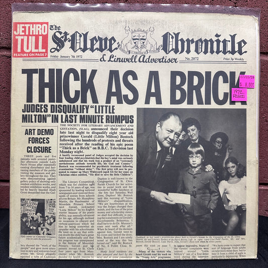 Used Vinyl: Jethro Tull ‎"Thick As A Brick" LP (1972 Press)
