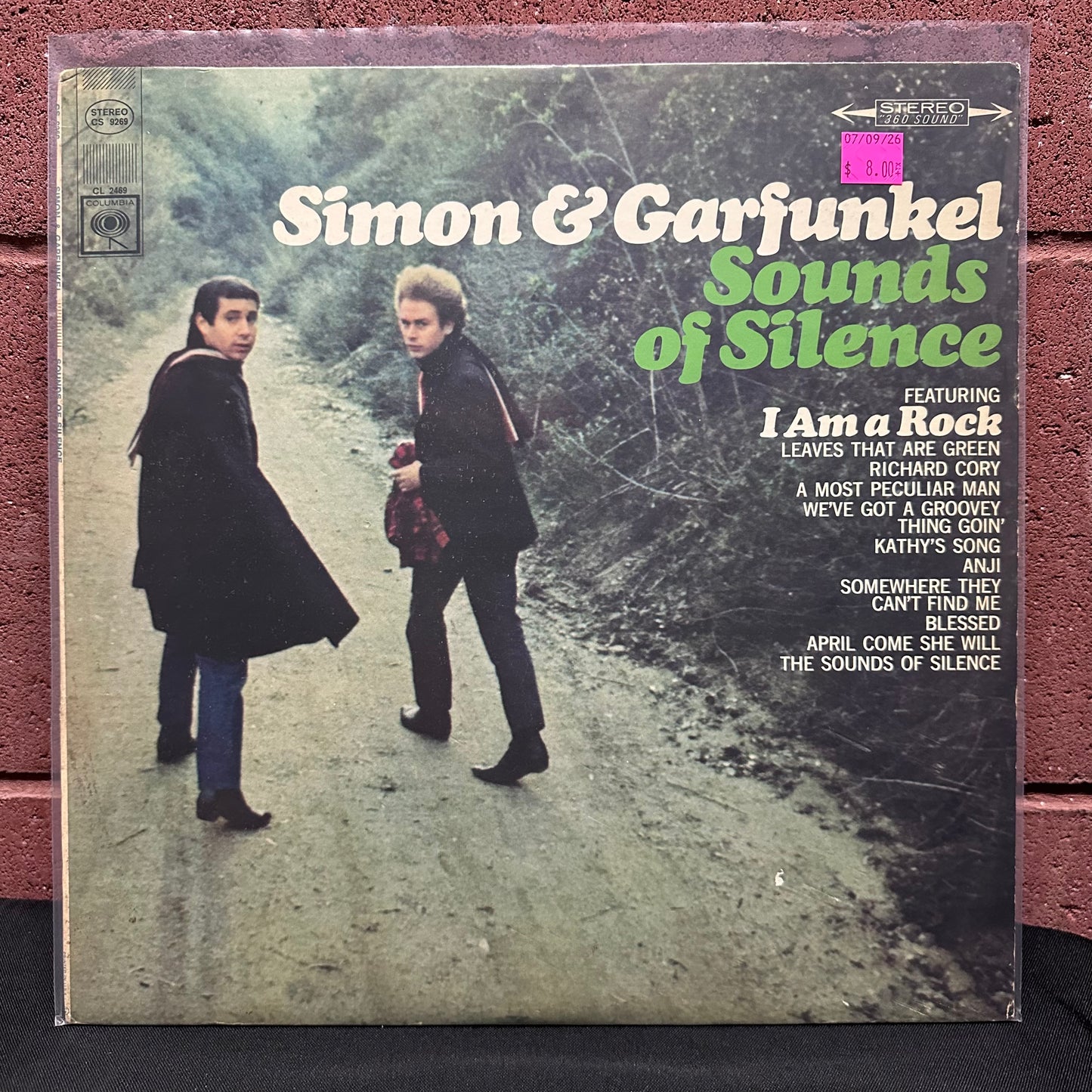 Used Vinyl: Simon and Garfunkel "Sounds of Silence" LP (2-Eye Columbia label)
