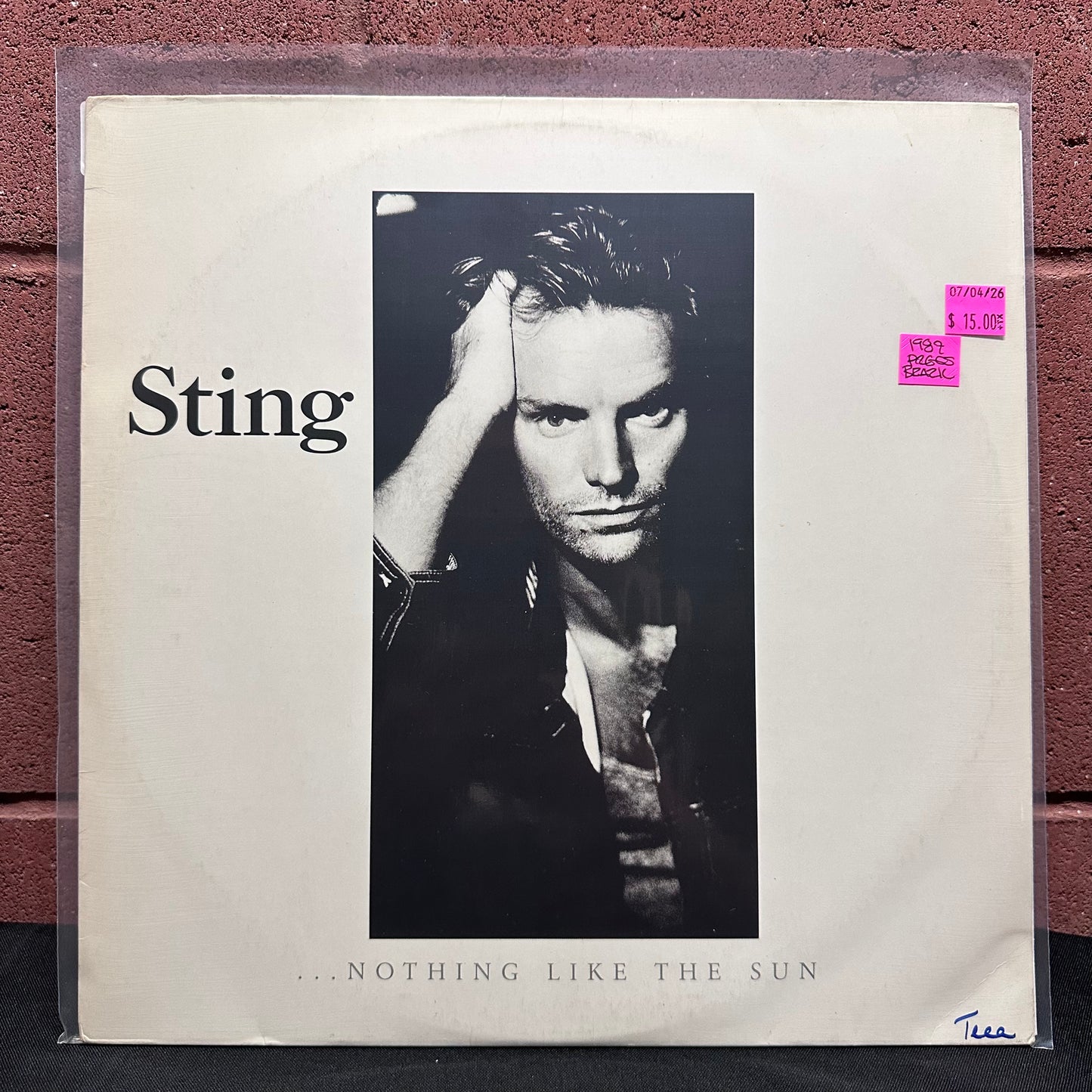 Used Vinyl: Sting ‎"...Nothing Like The Sun" 2xLP (1987 Brazil Press)