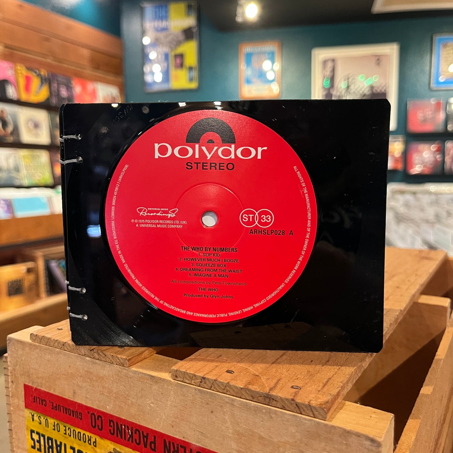 The Who Recycled Vinyl Mini-Journal