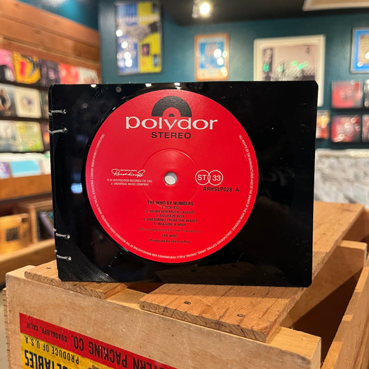 The Who Recycled Vinyl Mini-Journal