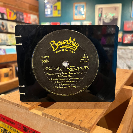 Modern Lovers / Earthquake (Beserkley Records) Recycled Vinyl Mini-Journal