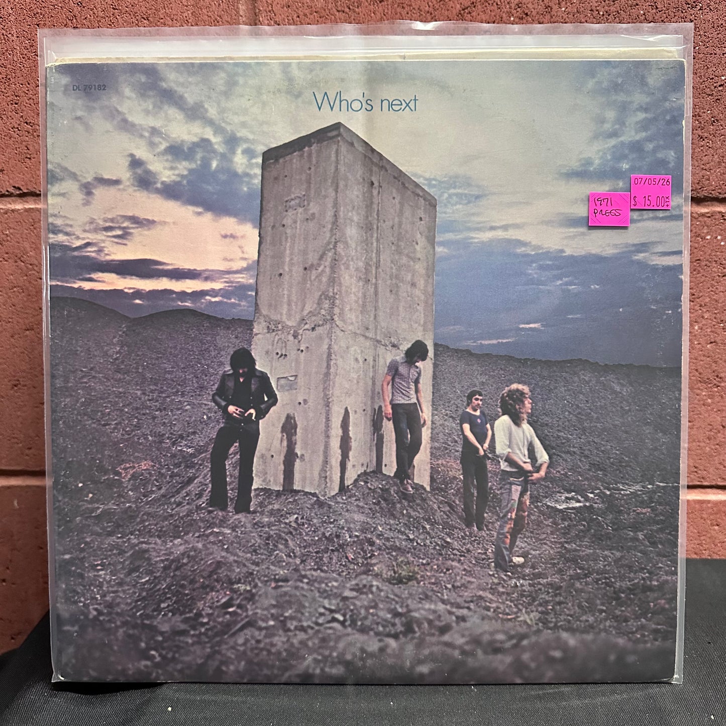 Used Vinyl: The Who "Who's Next" LP (1971 Press)