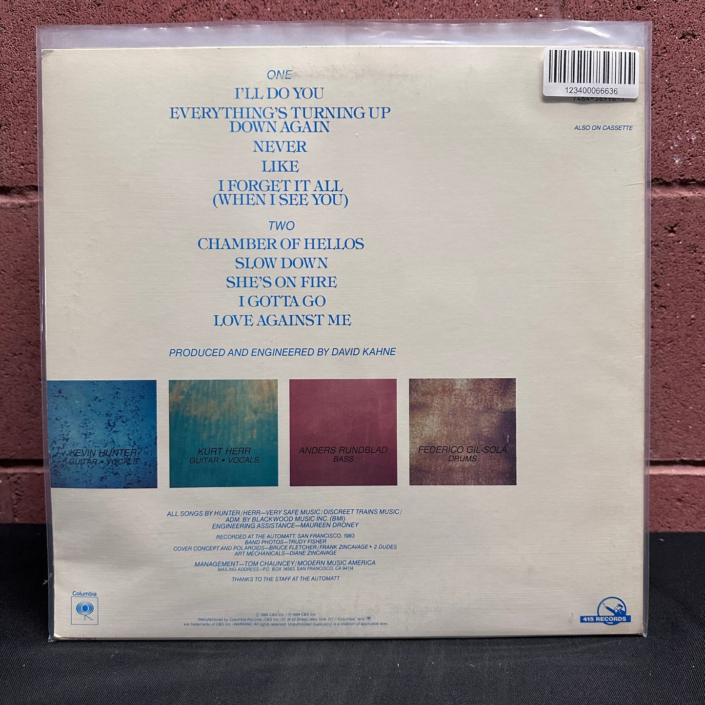 Used Vinyl: Wire Train ‎"In A Chamber" LP (1984 Press - Promo)