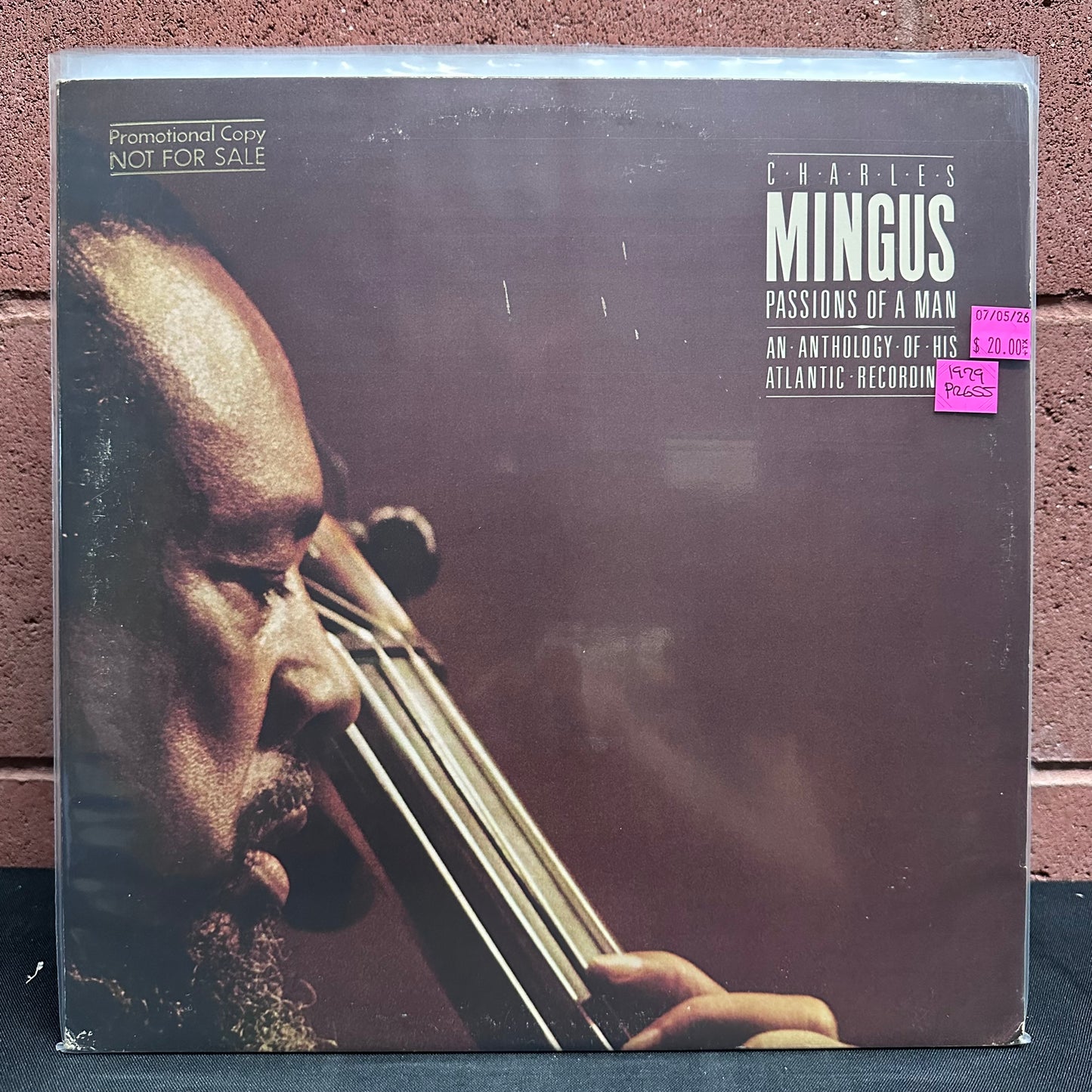 Used Vinyl: Charles Mingus "Passions Of A Man: An Anthology Of His Atlantic Recordings" 3xLP (1979 Press - Promo)