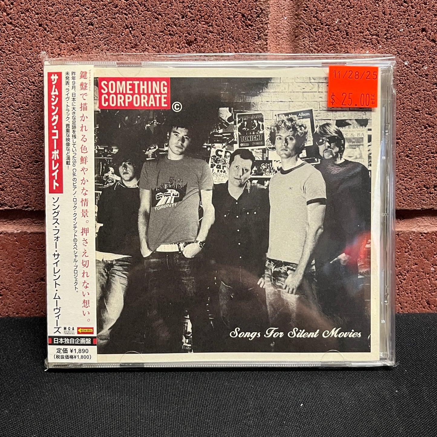 Used CD: Something Corporate "Songs For Silent Movies" CD (2003 Japanese Press)