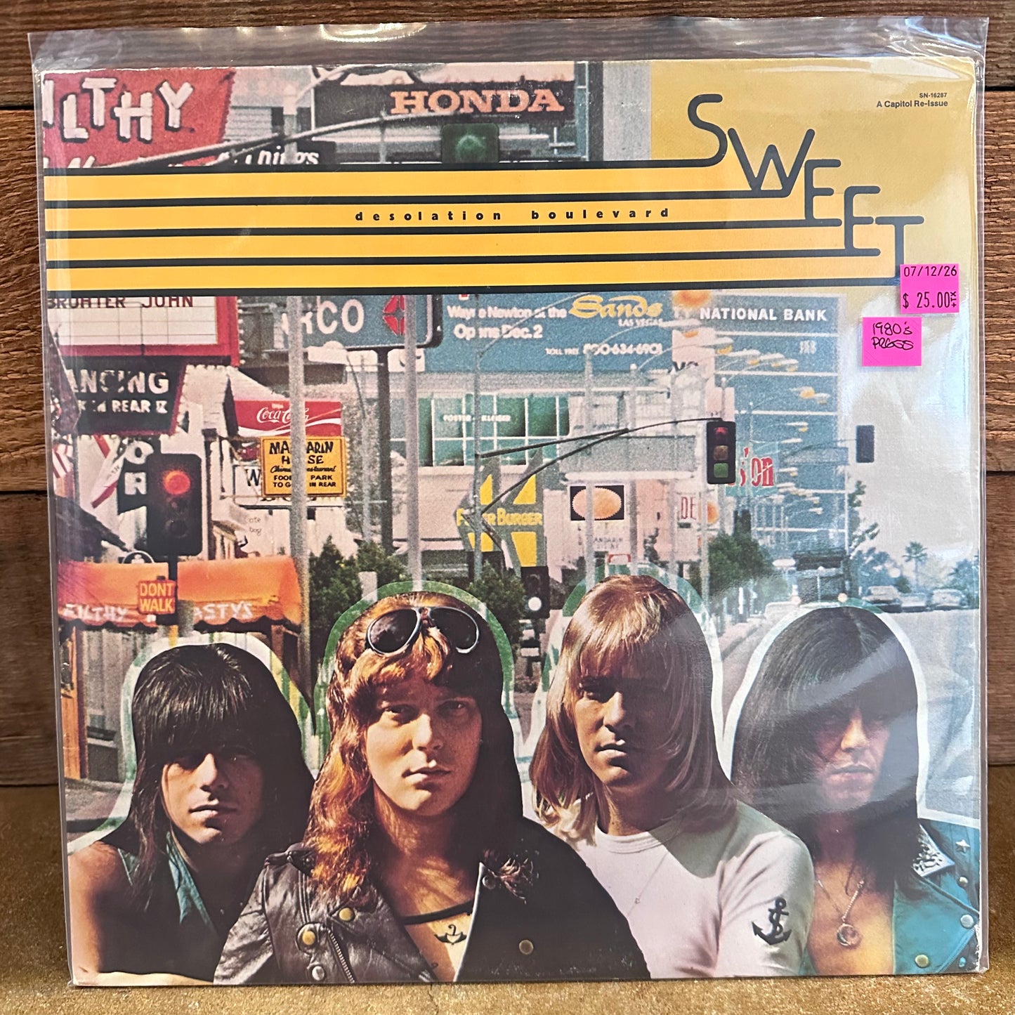 Used Vinyl: The Sweet "Desolation Boulevard" LP (1980's Press)