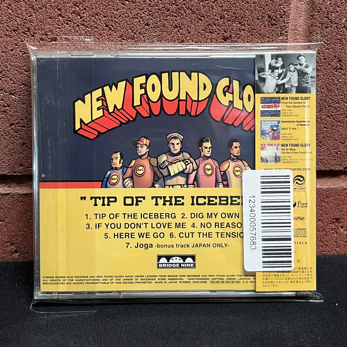 Used CD: New Found Glory "Tip Of The Iceberg" CD (2009 Japanese Press w/ Bonus Track)